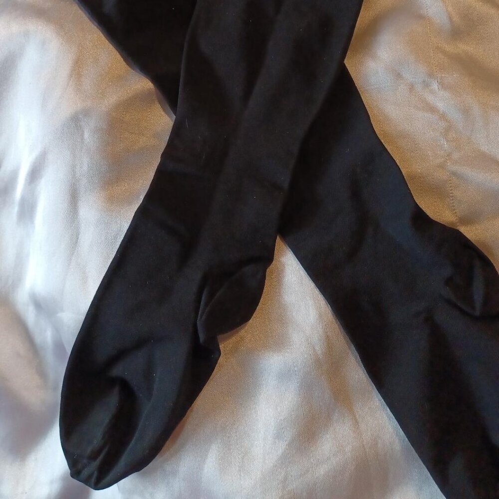 Nib Sigvaris Soft Opaque Compression 842 Black Th… - image 4